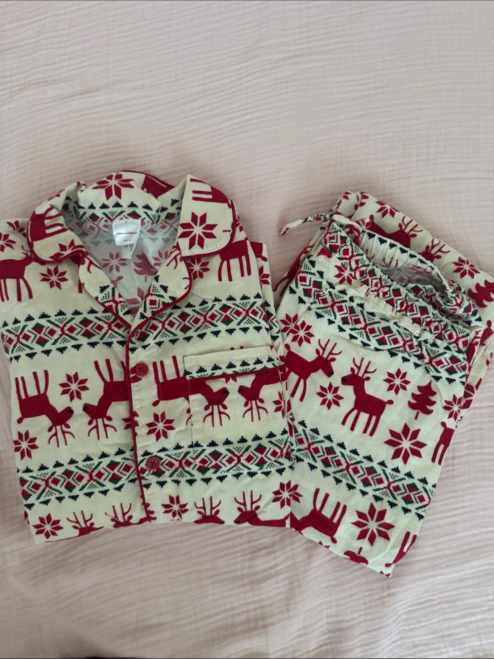 Hanna Andersson Unisex Holiday Pajama Set